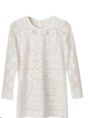 Isabel Marant pour H&M White Lace Long-Sleeve Top